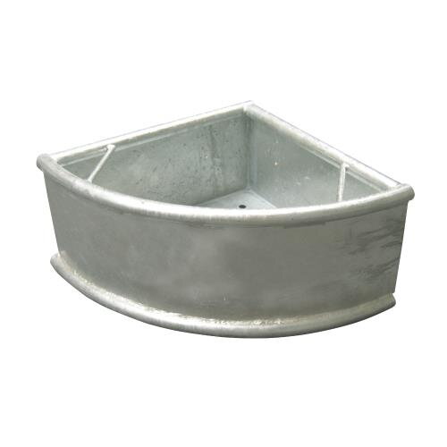 Žľab rohový, kovový, pozink, 35 l