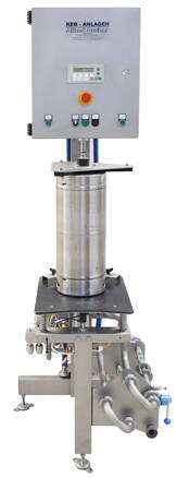 MiniKEG F - Poloautomatický stroj na plnenie sudov z nehrdzavejúcej ocele