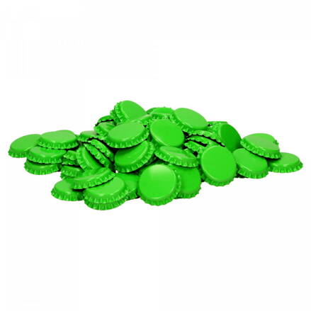Korunkové uzávery 26 mm limetkové – 10 000 ks