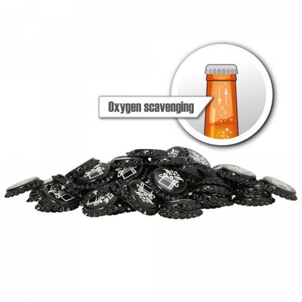 Korunkové uzávery 26 mm Hophead – 10 000 ks – s pohlcovaním kyslíka