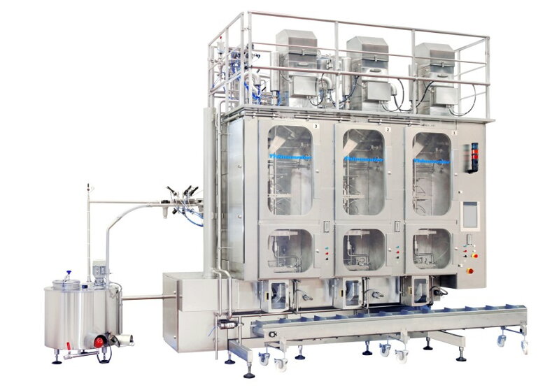 Utesňovací a plniaci stroj THP 7100 / THP 7200 / THP 7300 Utesňovací a plniaci stroj THP 7100 / THP 7200 / THP 7300